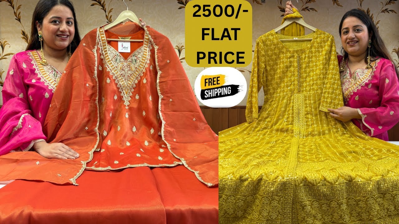 Premium party wear collection at 2500/- Flat price