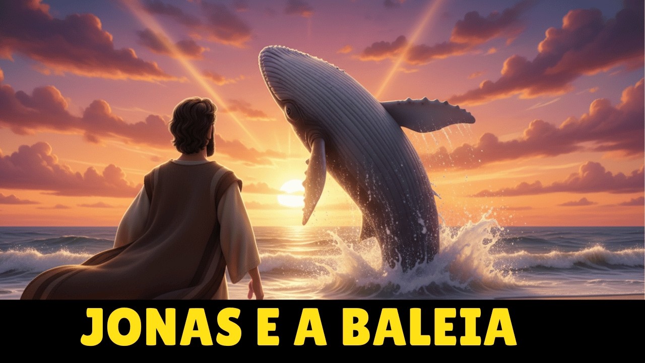 A História de Jonas e a Baleia | Histórias Bíblicas para Crianças | Lições de Obediência e Perdão