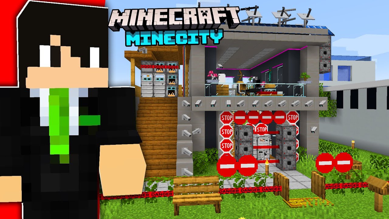 CEA MAI SECURIZATA CASA DIN MINECITY ! ⚠️
