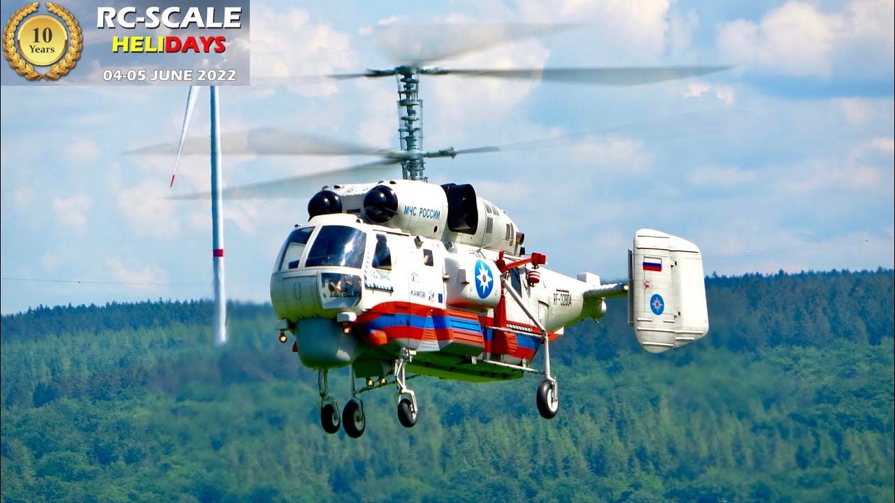 Beautiful Heliclassics RC Kamov Ka-32 Full Scale RC Helicopter with Turbine | Matthias Strupf