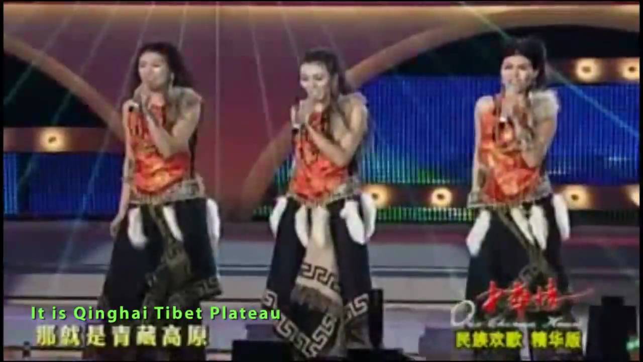 青藏高原  雪莲三姐妹 Qinghai Tibet Plateau Three Snow Lotus Sisters