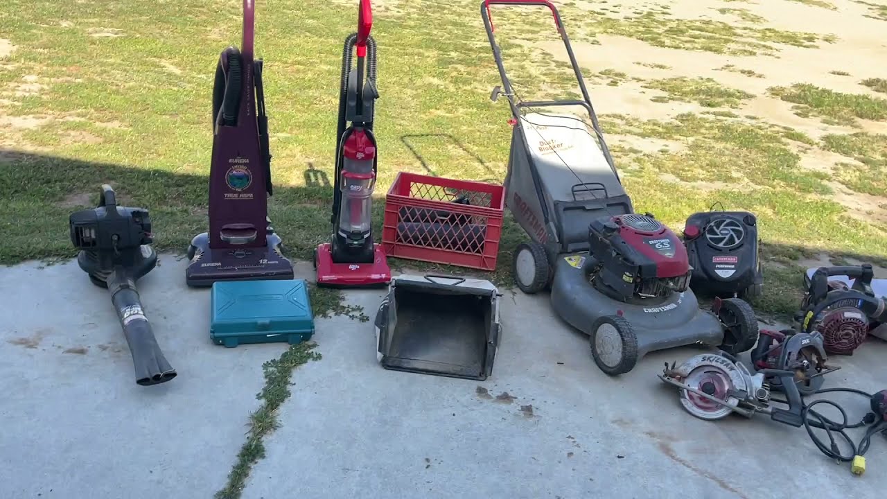 Mid-April Trash Hauls - Powertools, Mowers, Brass, Copper