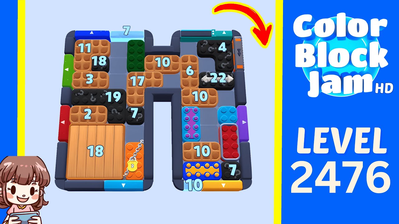 Color Block Jam Level 1565 (2476) Solution Walkthrough