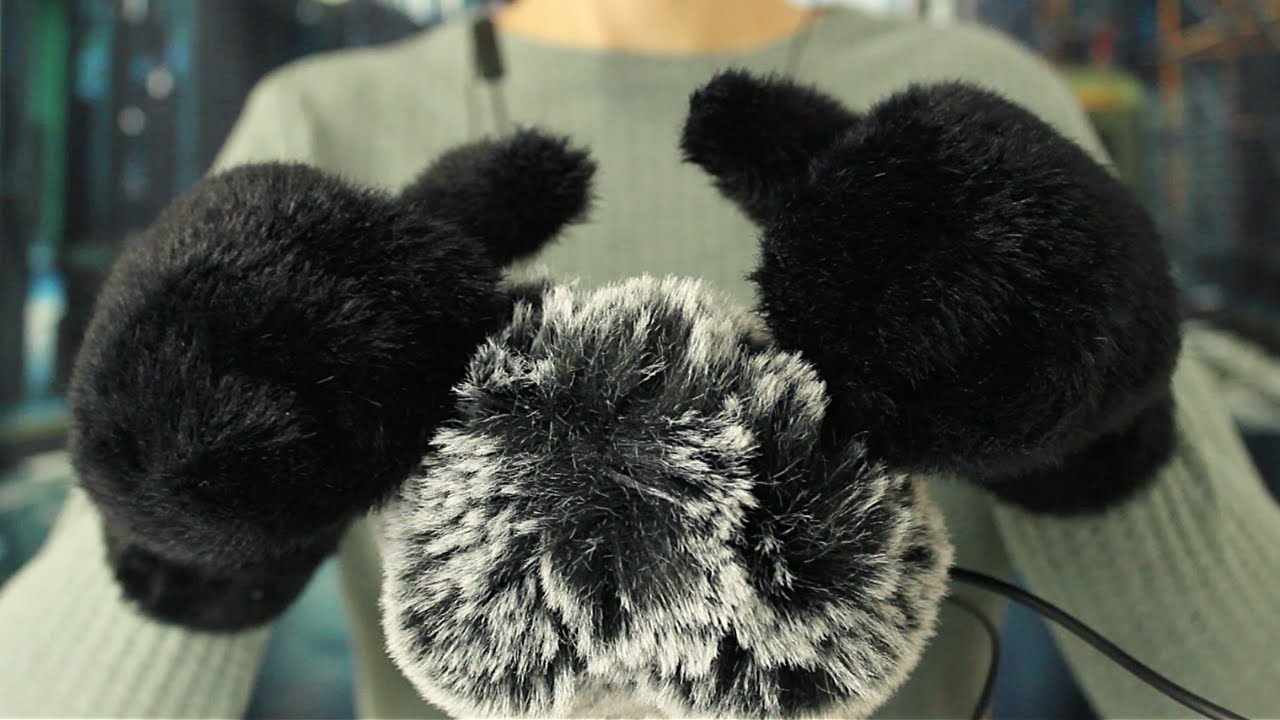 ASMR | Fluffy Mic & Fluffy Gloves | intense, loud and a little chaotic (no talking)