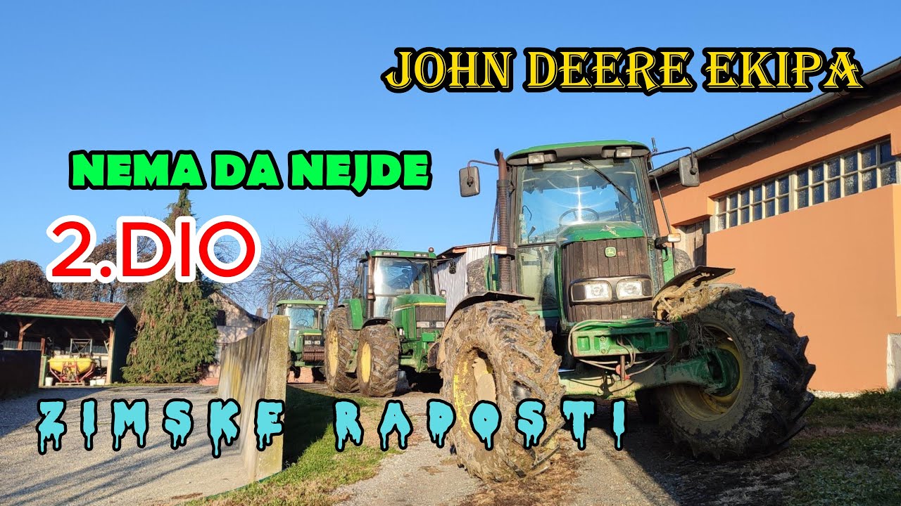 🔥ORANJE ZIMSKE BRAZDE 2.DIO JOHNDEERE EKIPA/ PLOWING THE WINTER FURROW PART3 OF THE JOHN DEERE TEAM🔥