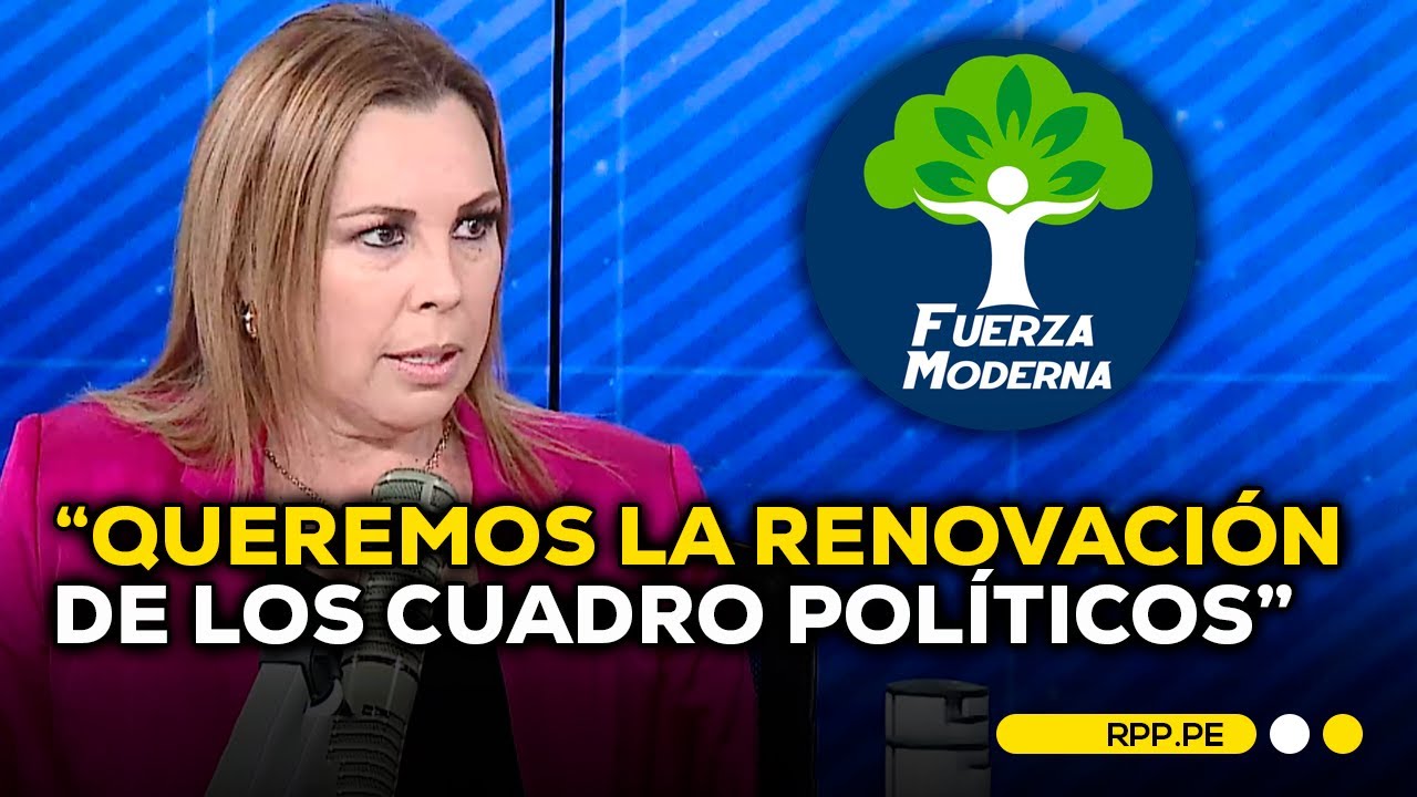 Fiorella Molinelli comenta sobre la alianza de su partido Fuerza Moderada #ADNRPP | ENTREVISTA