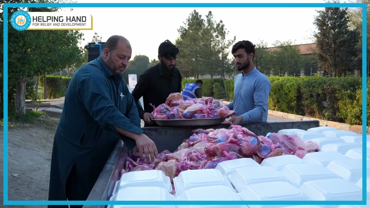 Daily Iftar distribution in Afghanistan