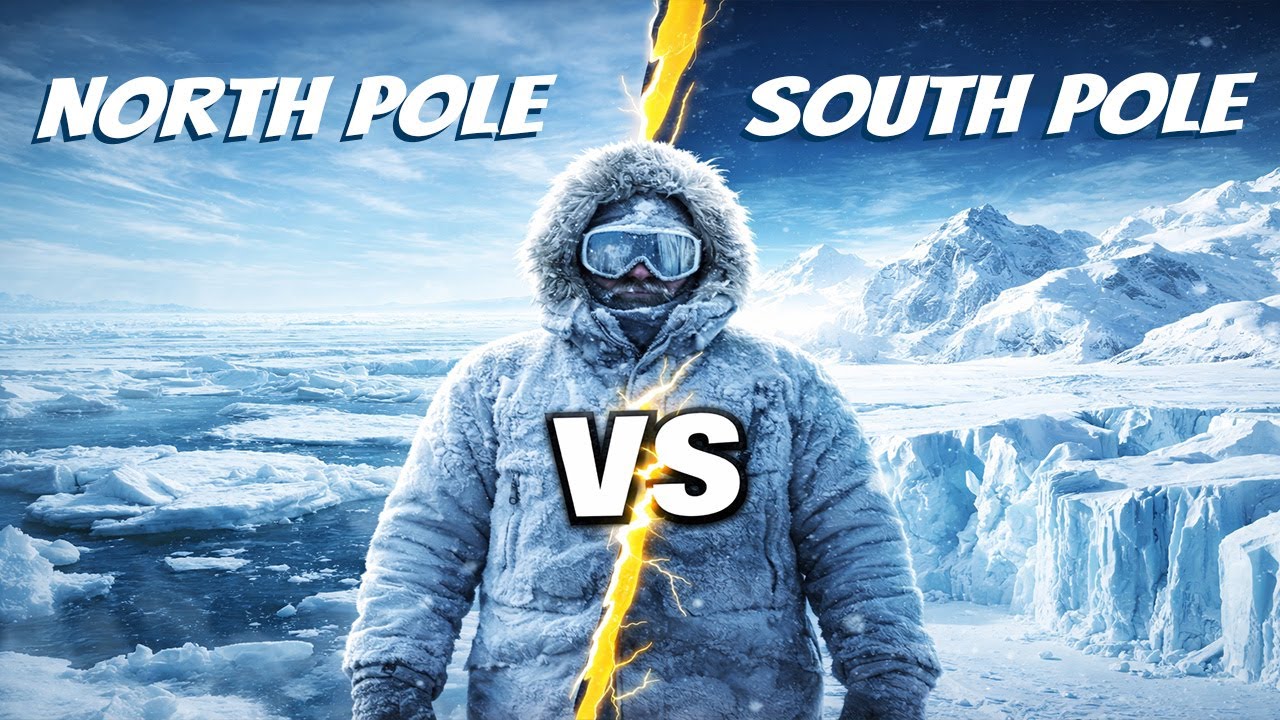 North Pole vs South Pole: They Look the Same… But Aren’t