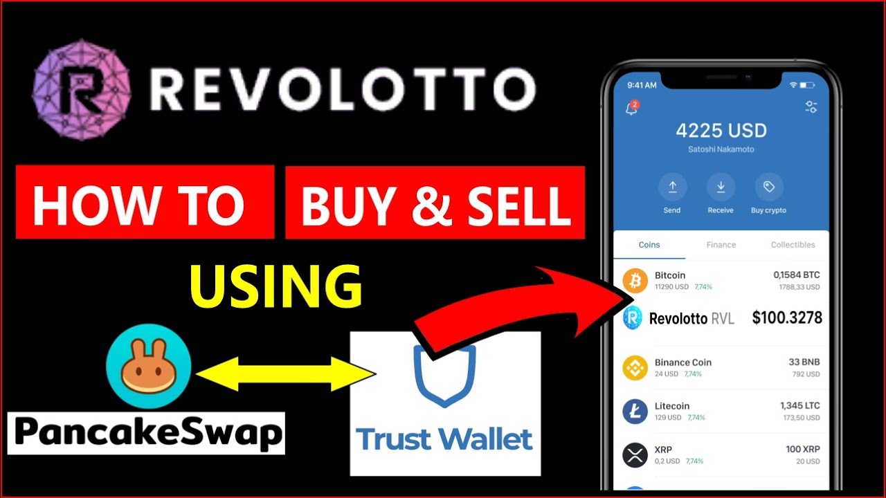 How to buy Revolotto coin, Trust Wallet via PancakeSwap, Rvl coin price, RVL Revolotto token sell,