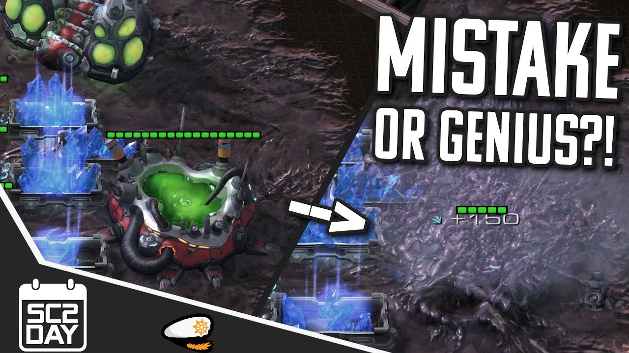 Scout zerg ling rush &rarr; CANCEL POOL?!!?! | SC2DAY