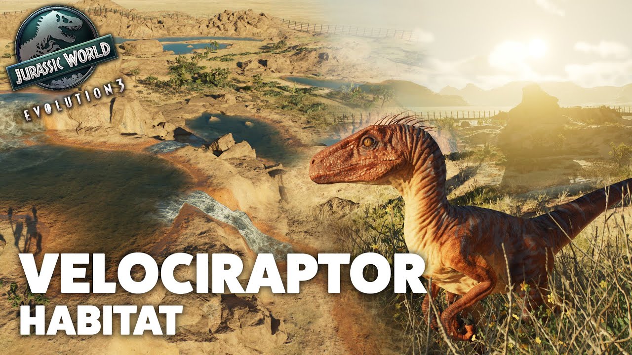 Jurassic World Evolution 3 | Velociraptor Enclosure Speed Build