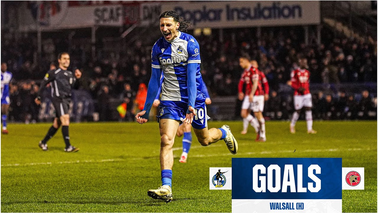 Goals | Bristol Rovers 2-0 Walsall