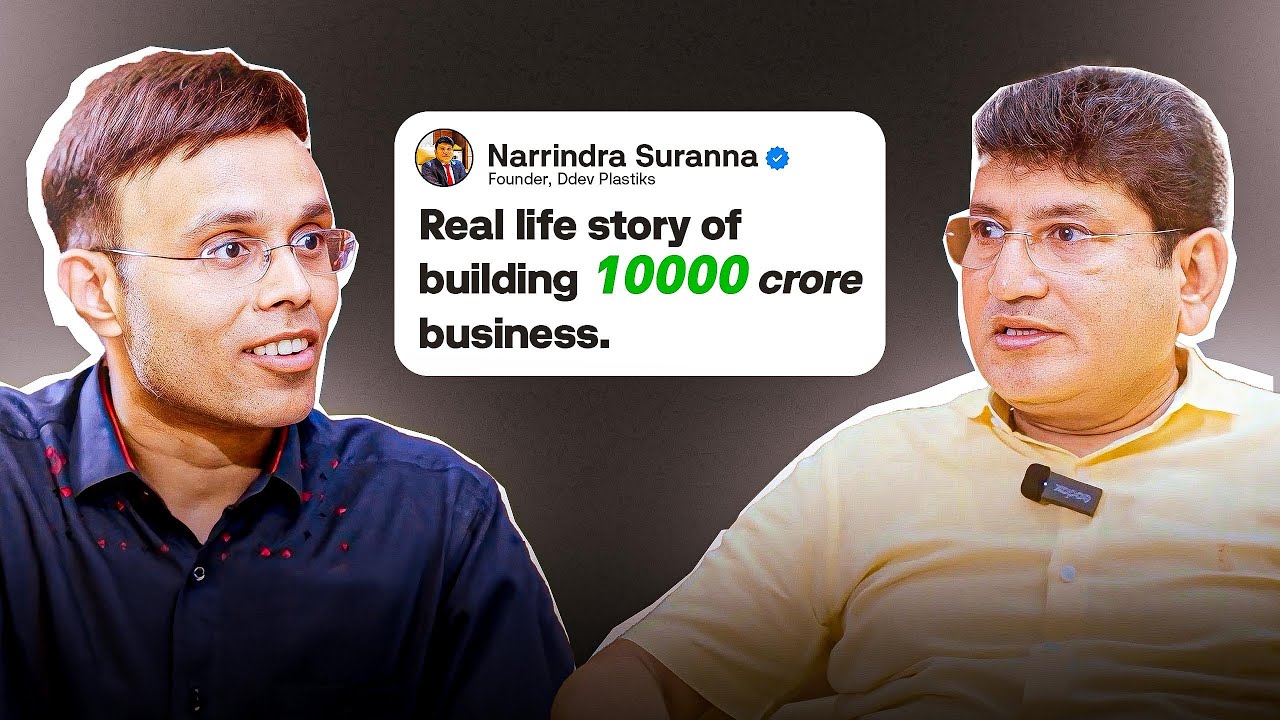 Narrindra Suranna is the director of Ddev Plastiks, a listed company on BSE/NSE! #podcast