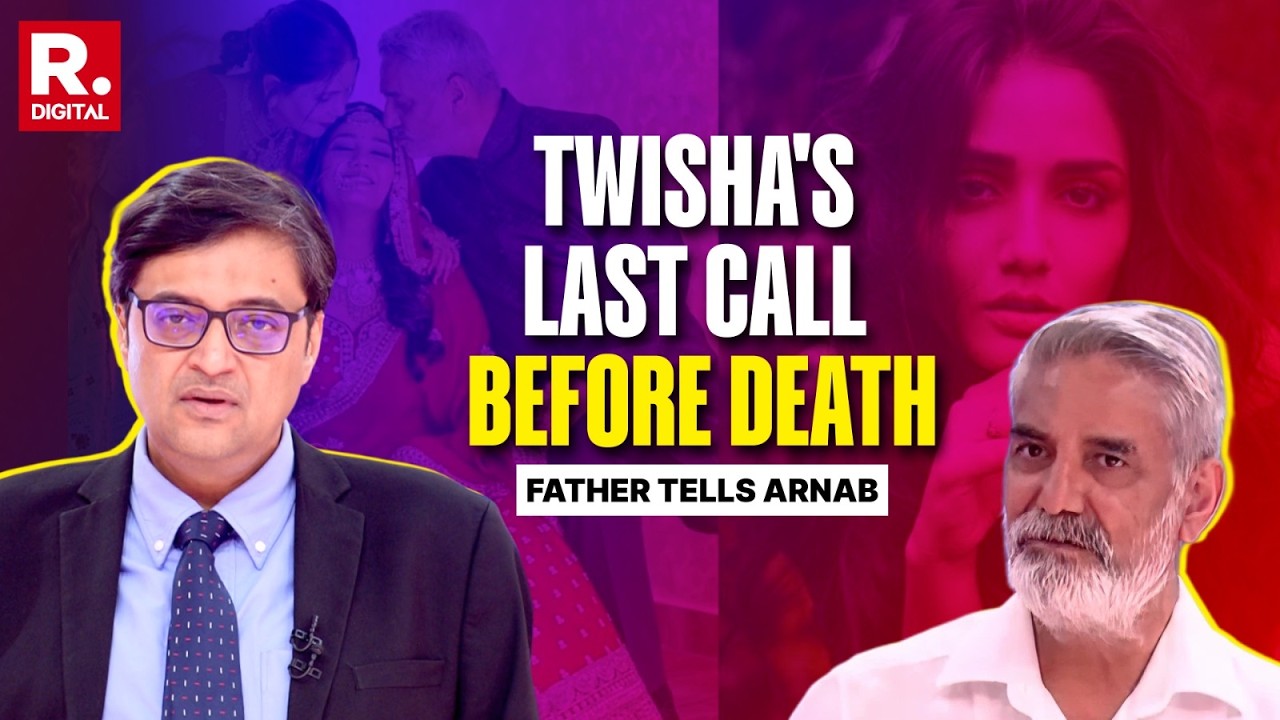 Twisha's Father Tells Arnab What Happened On The Day Of Her Death | Super Exclusive