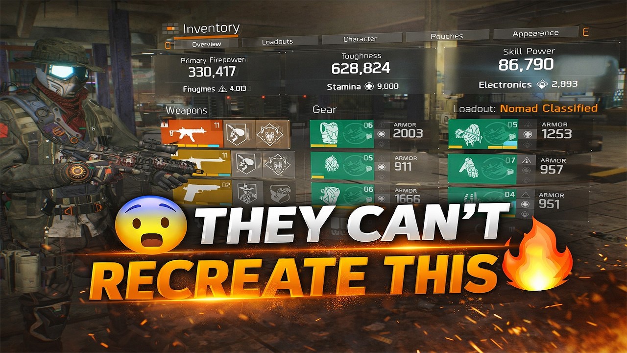 🔥 PvP Hits Different&hellip; | 9K Stamina Classified Nomad | The Division 1