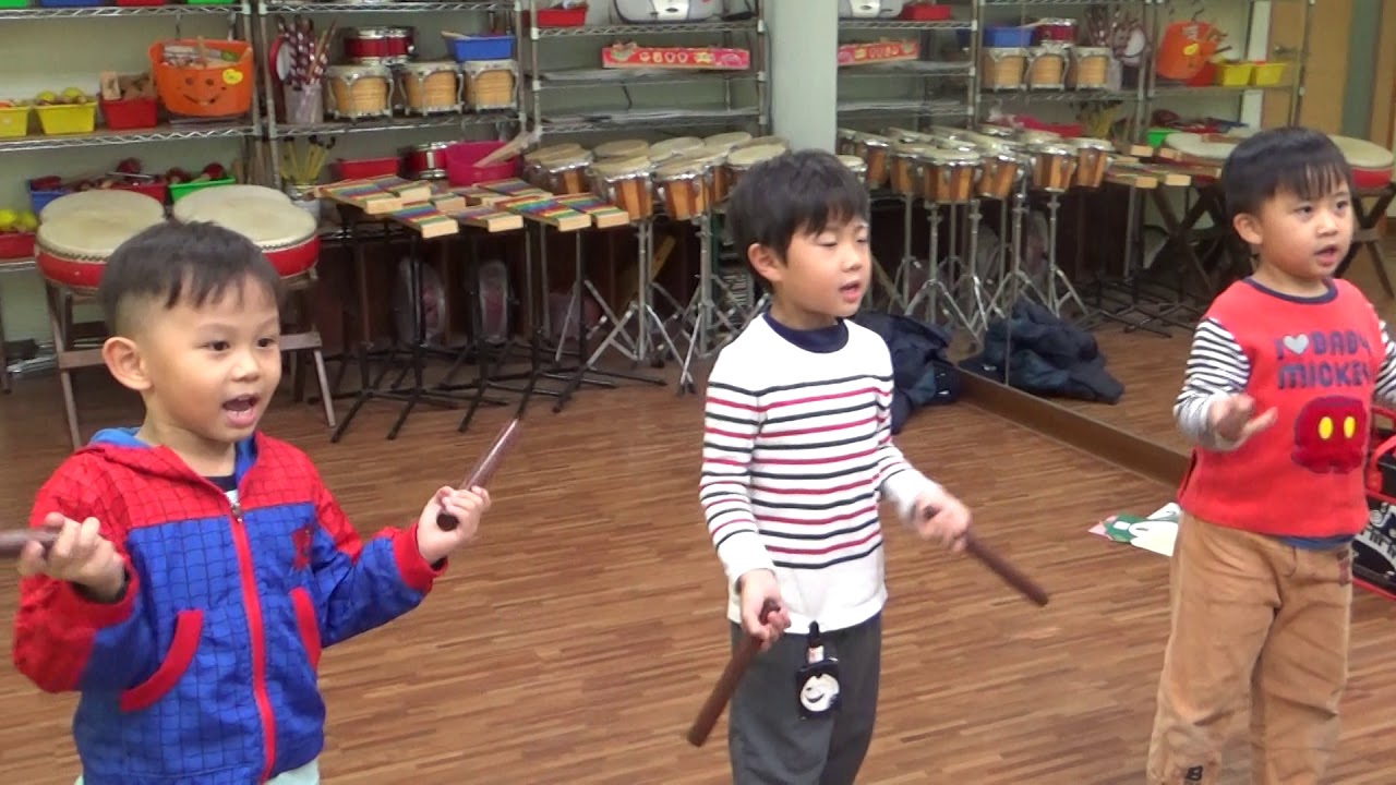 綜合節奏敲奏練習 一拍 半拍 二拍 (百分音樂學苑 ─ 台南 音樂教室) 幼兒音樂打擊