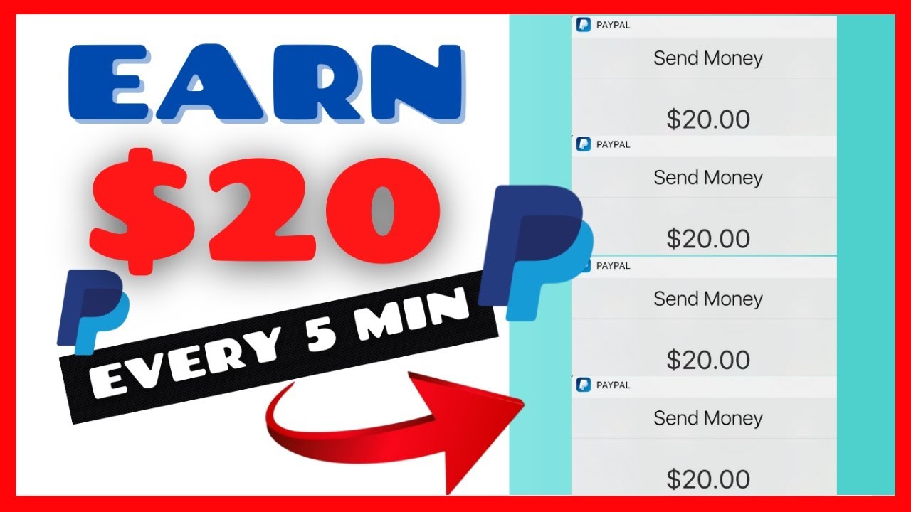 $20 For 5 MINS! Fast PayPal Money today! | Make FAST PayPal Money 2022