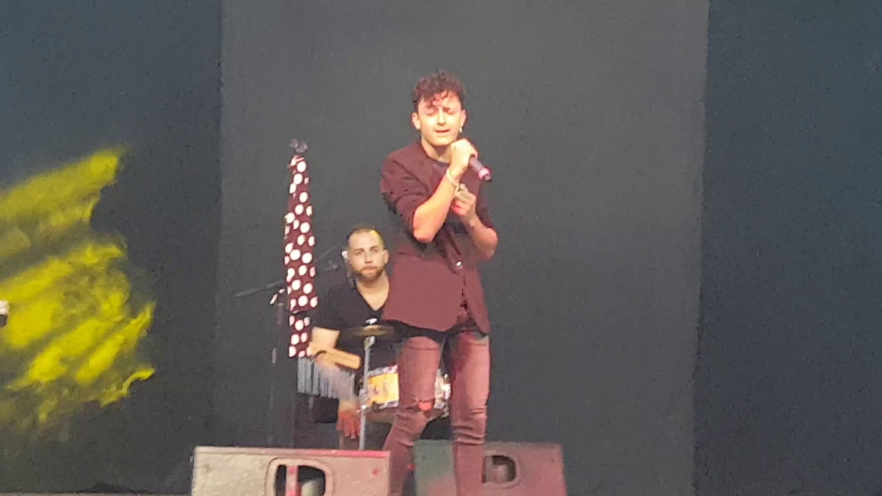 Raúl El Balilla probando sonido, El Regalo, Feria de Plasencia