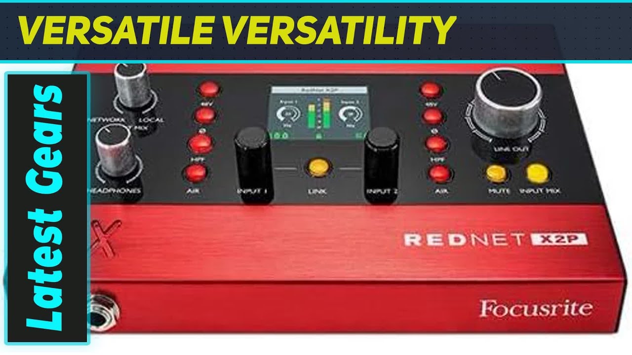Focusrite RedNet X2P: лучший компактный интерфейс Dante?