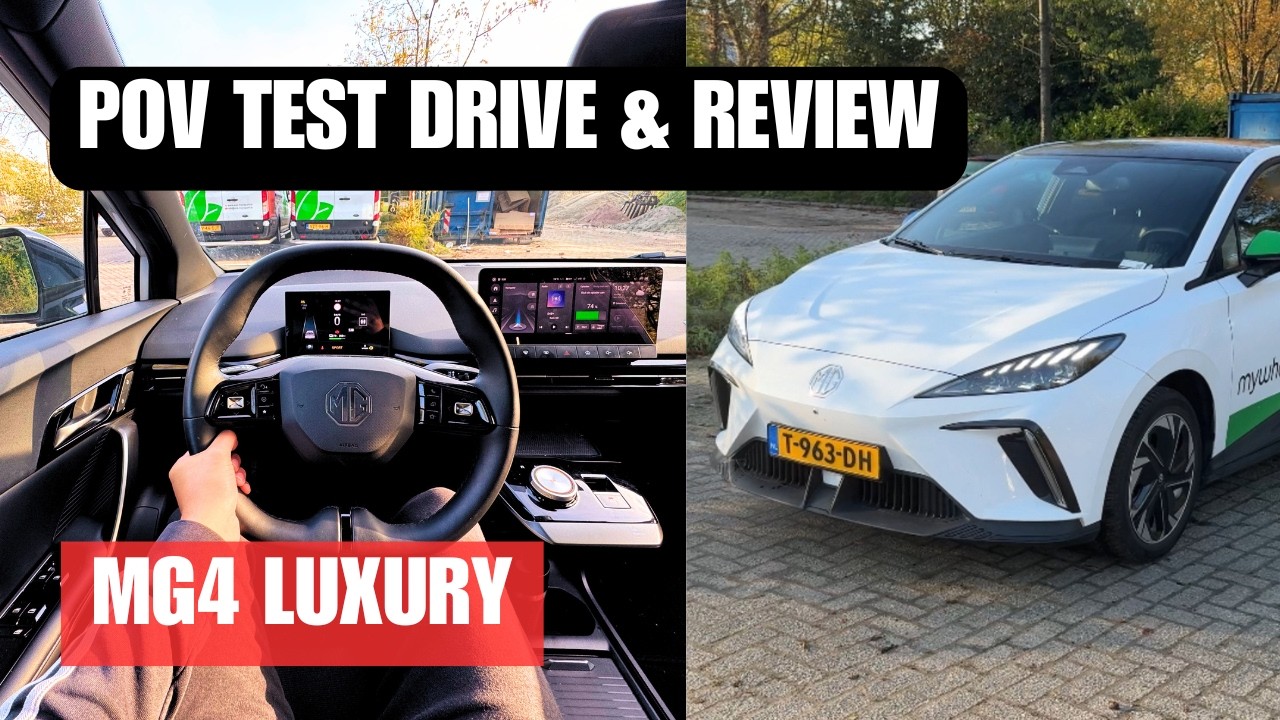MG4 Luxury 204 HP | POV Test Drive & Review | This excellent car is made in China🇨🇳
