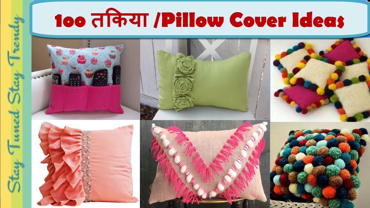 100 Cushion/Pillow/Takiye Cover Design/Idea Collection |Creative Decorative crochet (Square) Pattern