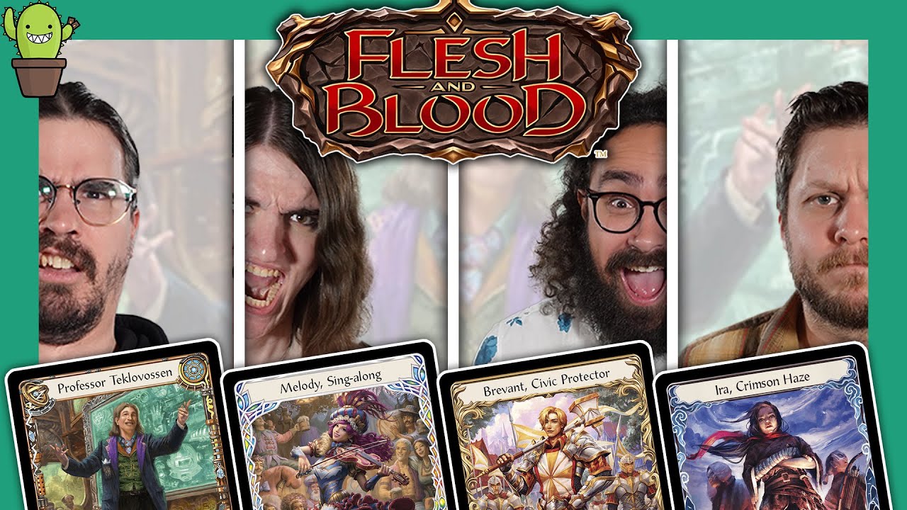 COMMANDER players try FABTCG ULTIMATE PIT FIGHT | Round the Table Unboxing & Gameplay