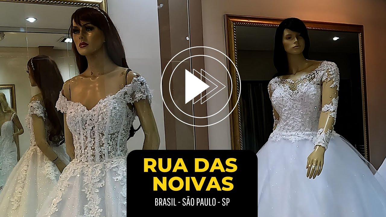 Rua das Noivas em São Paulo é referência nacional