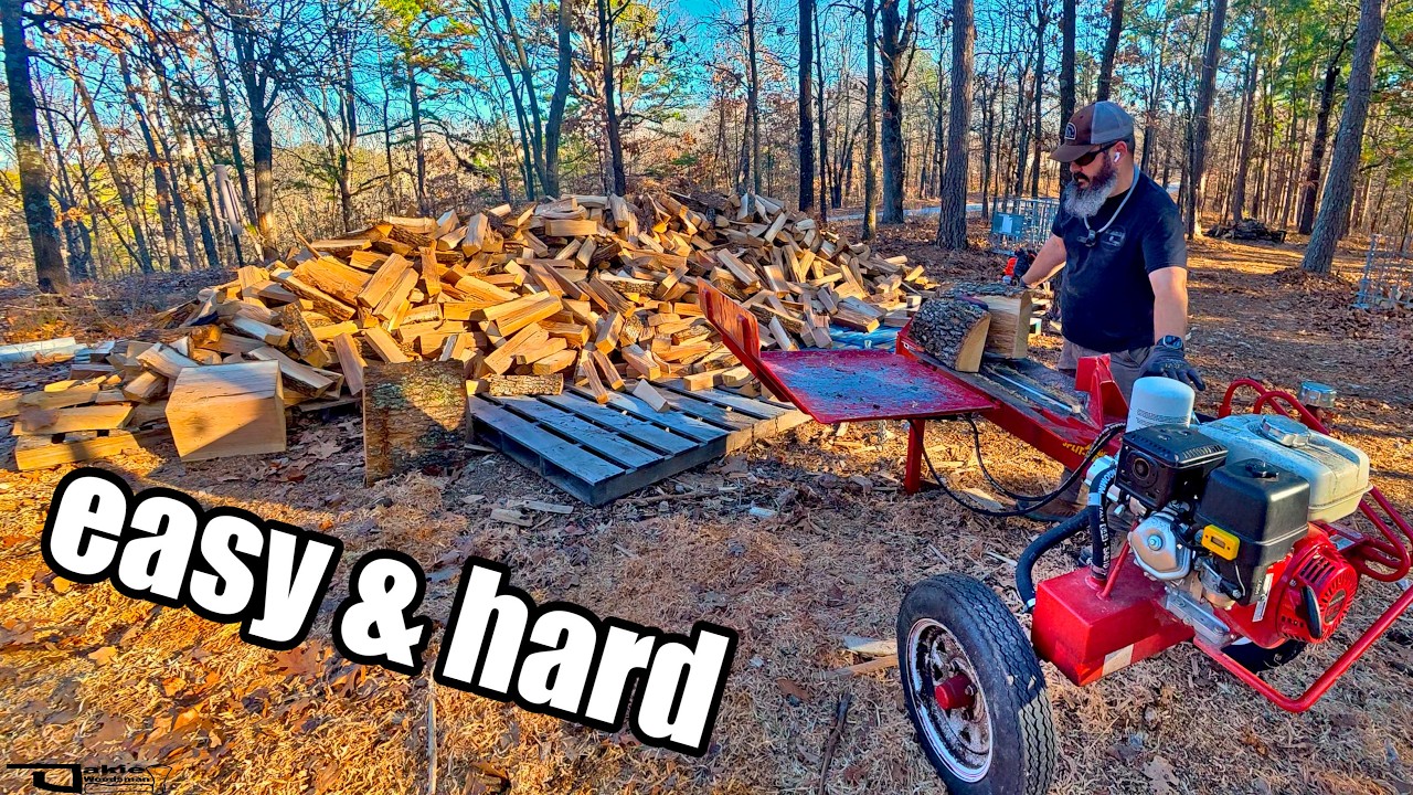 No Stack Firewood Squares and Hairy Wood