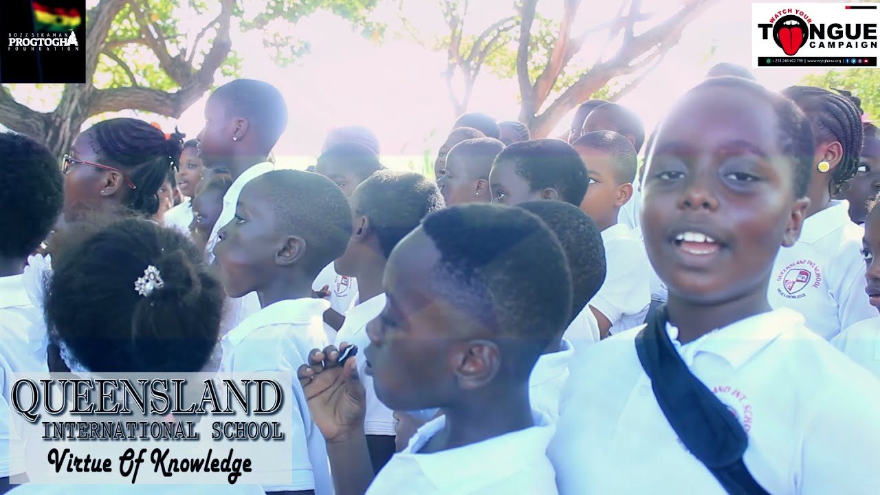 GhanaMan meet with Pupils of QueenLand International Scchool