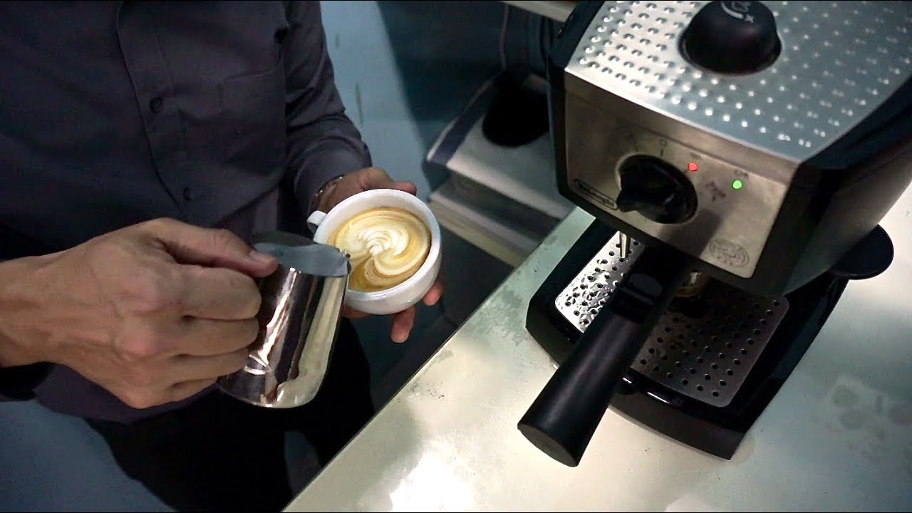 How to make Latte Art with Delonghi EC155