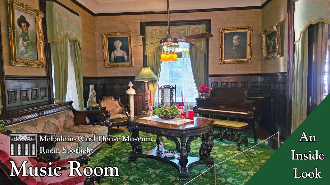 Take a Closer Look Inside the Music Room of the 1906 McFaddin-Ward House
