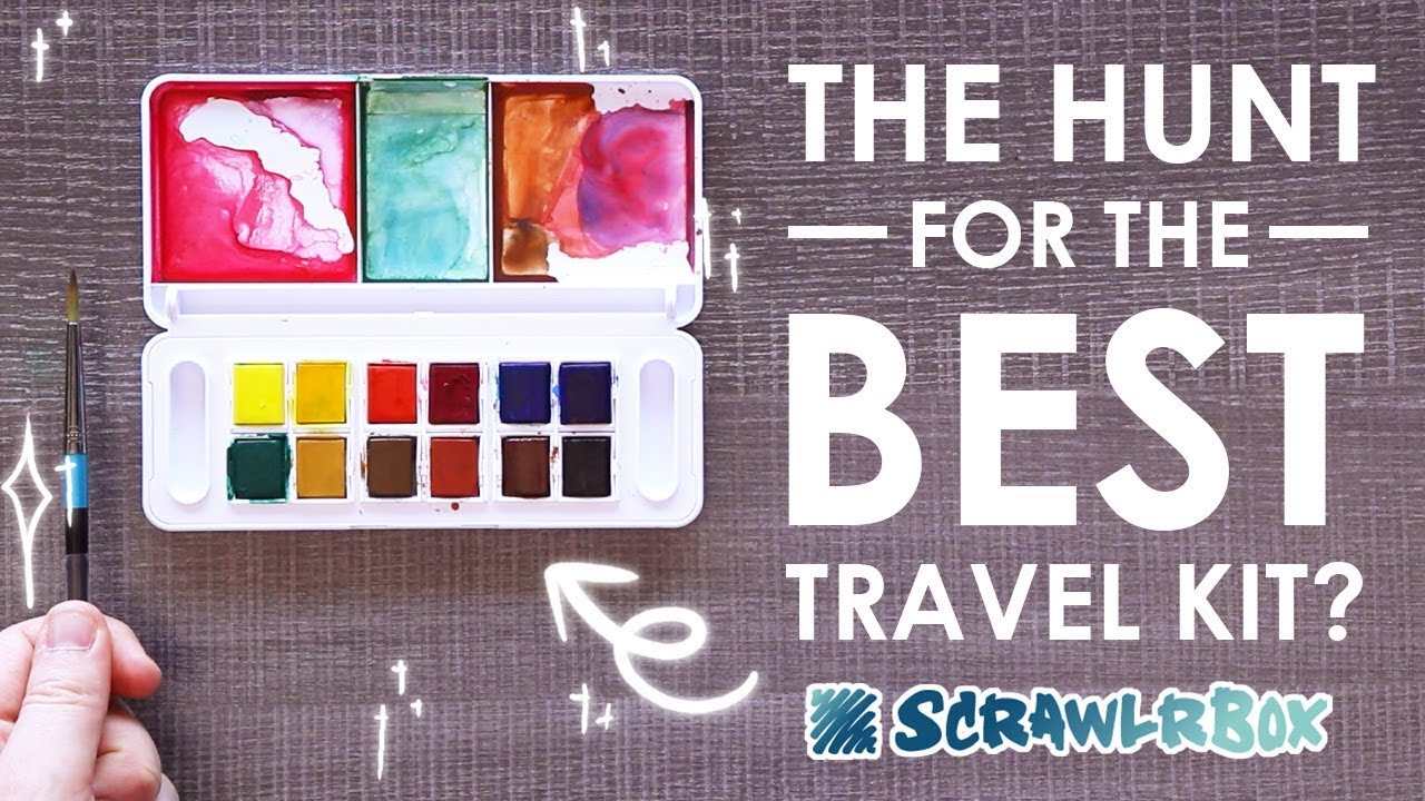 Is THIS the BEST Travel WATERCOLOR KIT?! - Mystery Unboxing & Challenge