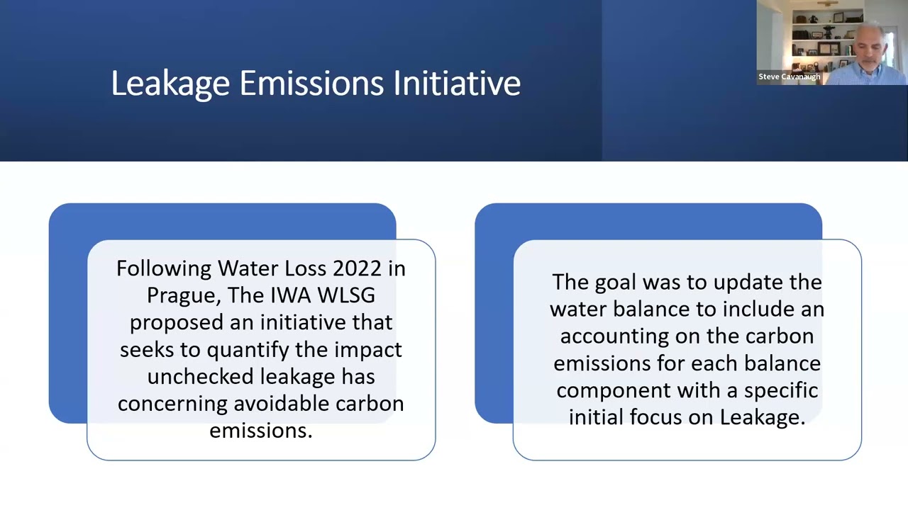 Join the Movement: Reduce Water Loss, Cut Carbon Emissions - Steve Cavanaugh