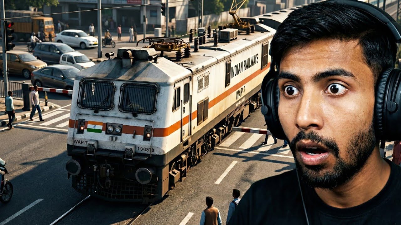 Driving India's MOST REALISTIC Train Game! 🚂 (Full Gameplay & Review)