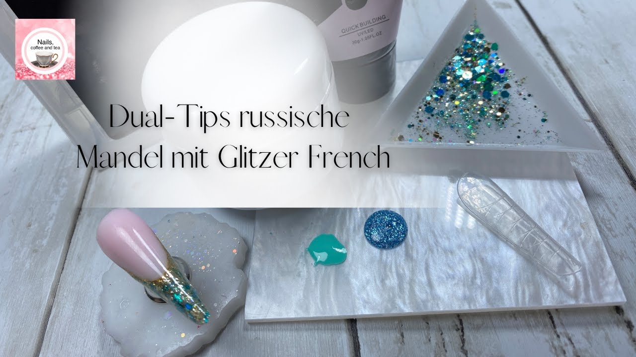 Dualtips / russische Mandel #nailart #dualtips #nails