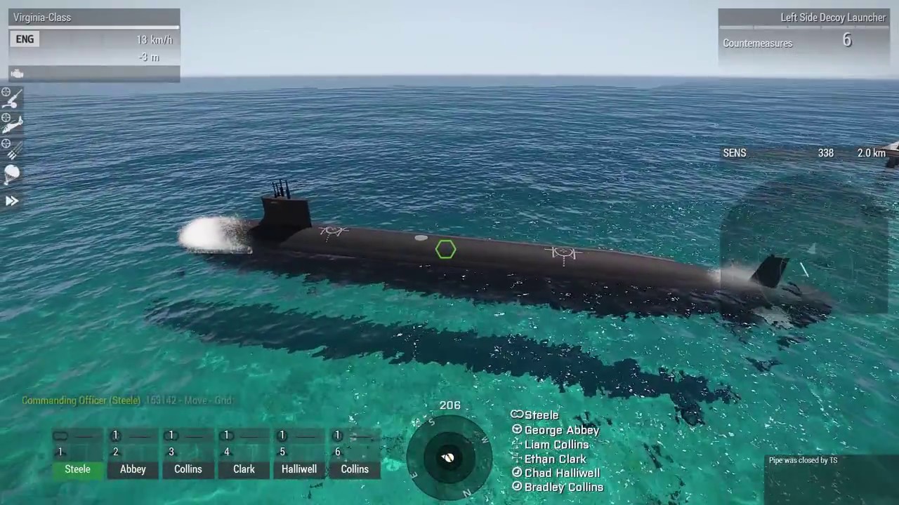 ARMA 3 - USS Virginia - Cruise Missile Exercise