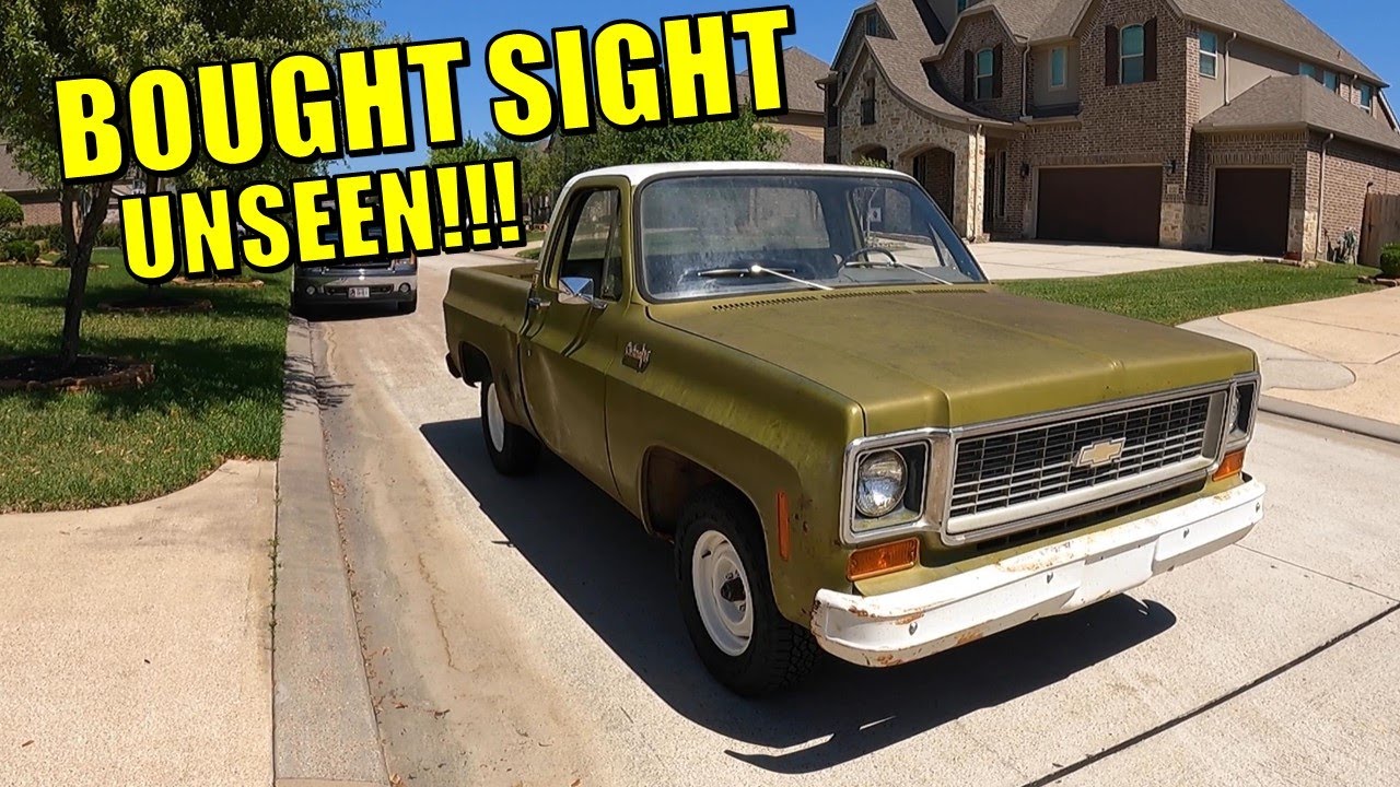 WILL IT RUN? 1973 C10 Bought Sight Unseen!