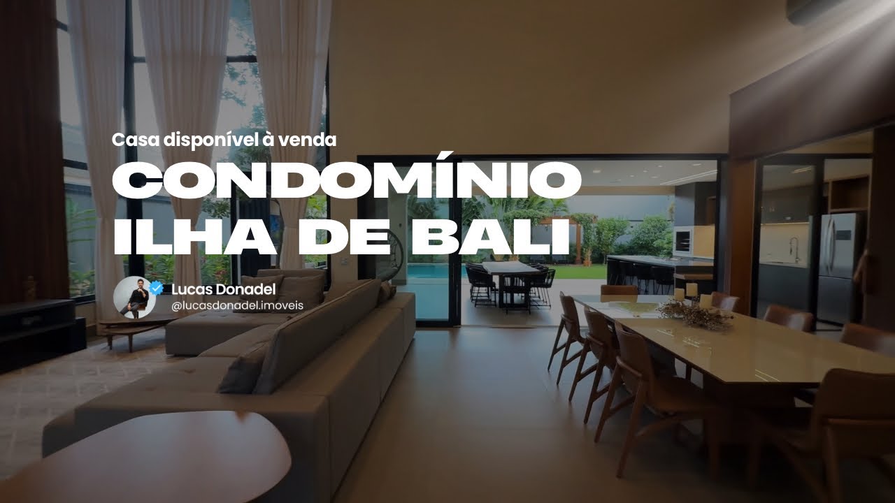 CASA DE ALTO PADRÃO NO CONDOMÍNIO ILHA DE BALI EM LIMEIRA SP.