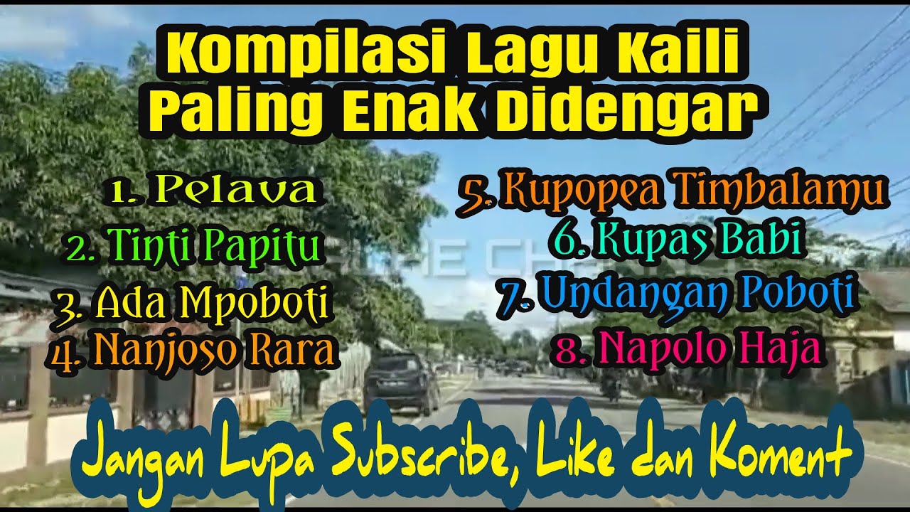 Kompilasi lagu Kaili Terbaru Paling Enak Didengar
