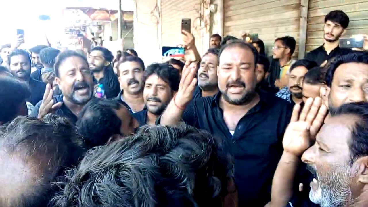 chakwal party 9 Moharram Tamam Dunya Mandibahauddin mohala sufi pura baba sadiq bhatti sangat part 2