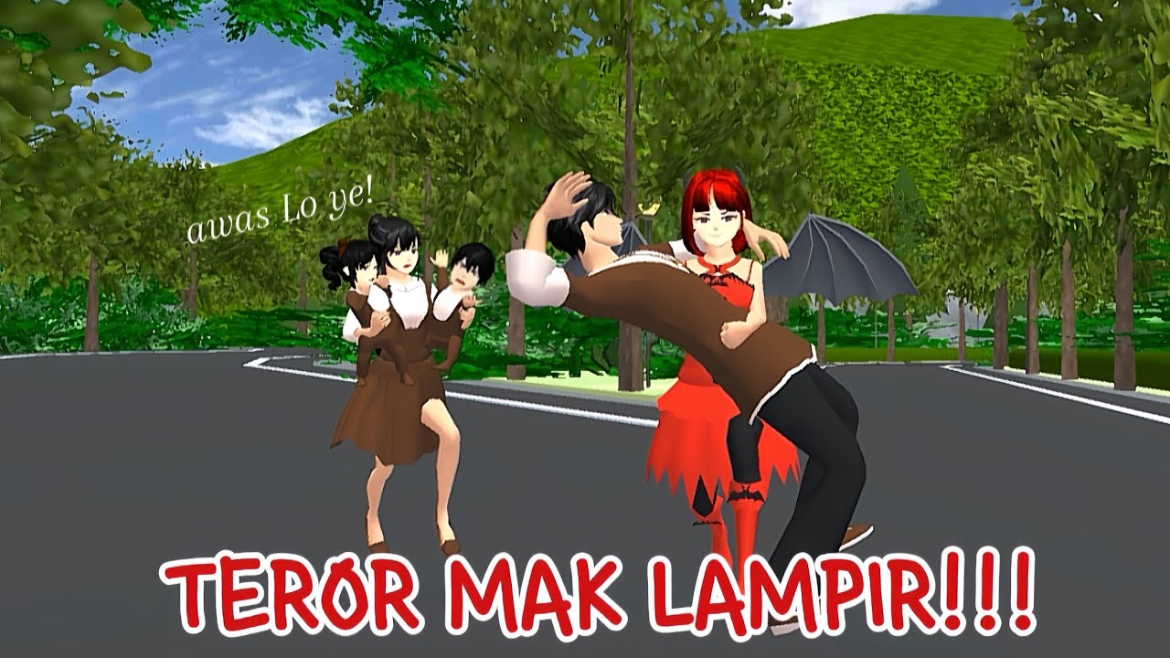 DnG story #5 [[ TEROR MAK LAMPIR!!! ]] || DRAMA SAKURA SCHOOL SIMULATOR