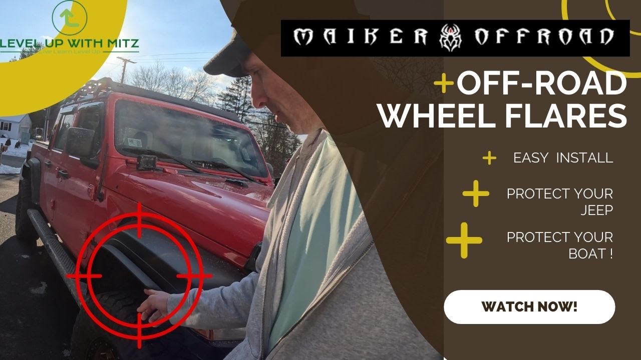 Jeep Accessories from Maiker Off-Road - Front & Rear Fender Flares