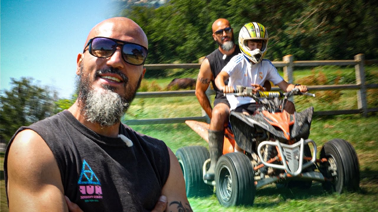 MON POTE FAIT DU QUAD pour la premier fois !! IL LÈVE dès son PREMIER ESSAIE  ??