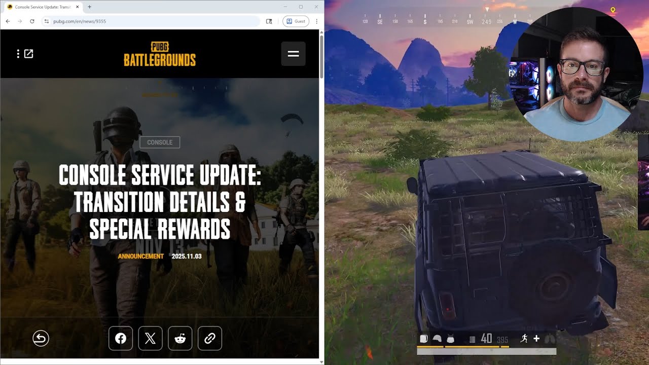 Обновление консоли PUBG следующего поколения, информация и награды (PS5/XBox X и S)