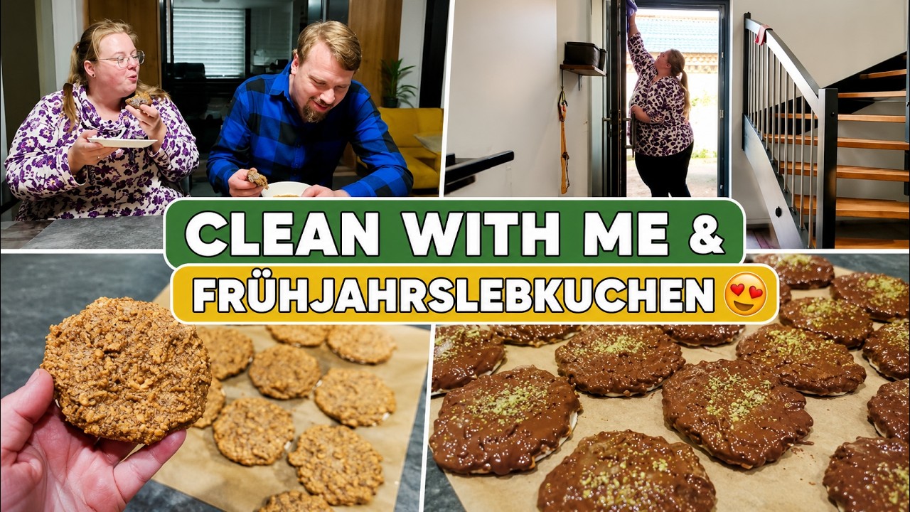 Clean with me - Fenster in 6m Höhe putzen - Frühjahrs Lebkuchen backen | PrimaDina