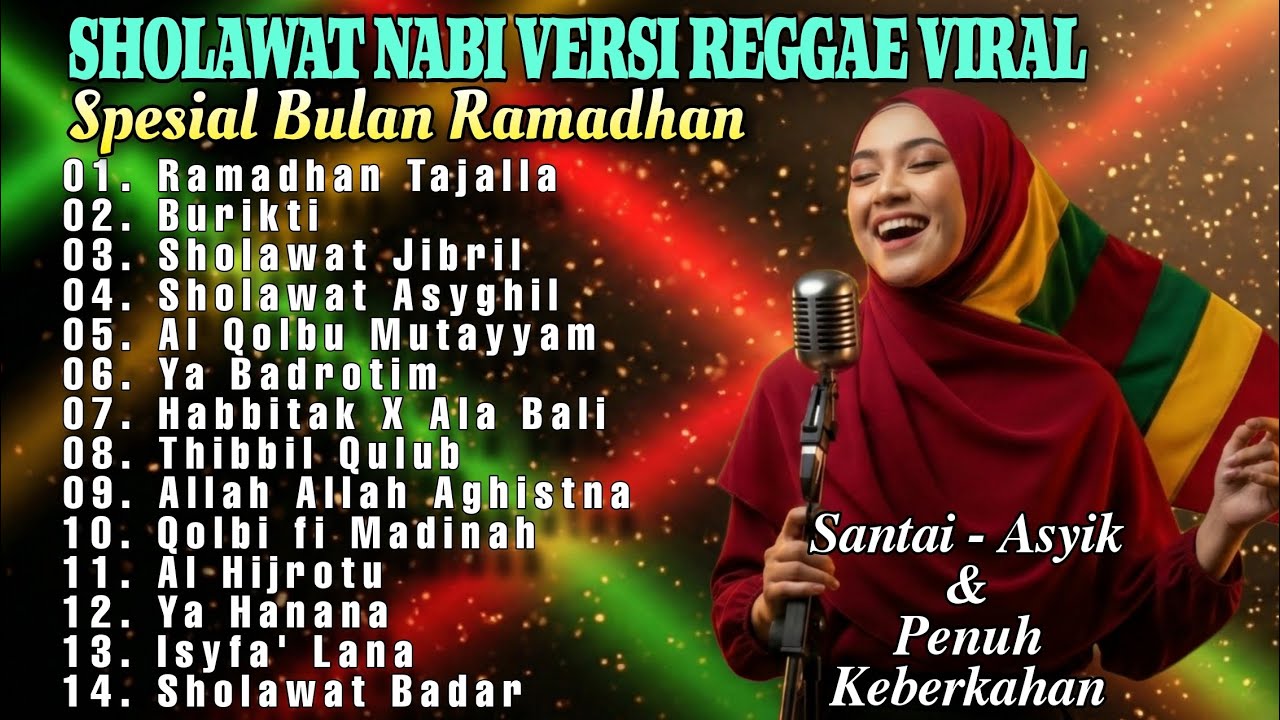 Sholawat Nabi Versi Reggae Viral 2026 🌙 Full Album Ramadhan Paling Enak Didengar Saat Santai