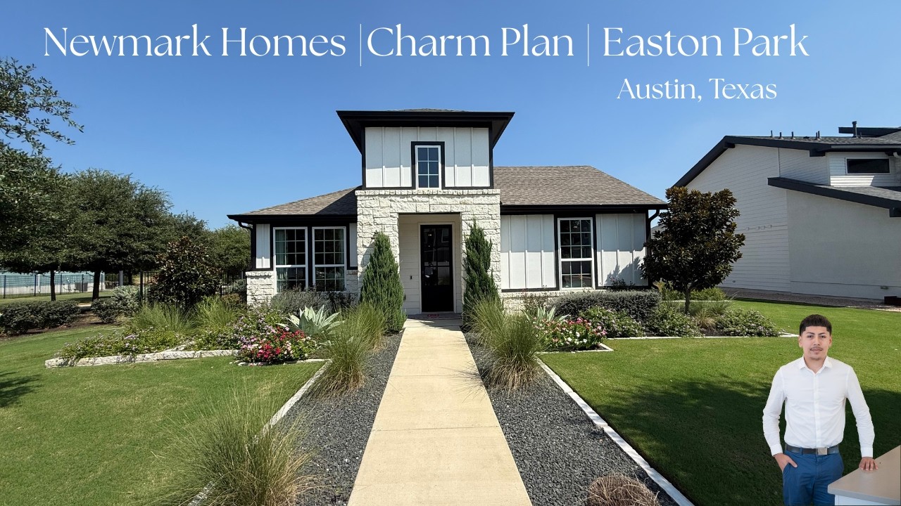 LIVING AREA ABOVE THE GARAGE?! | Easton Park | Newmark Homes | Charm Plan | Austin, Texas |
