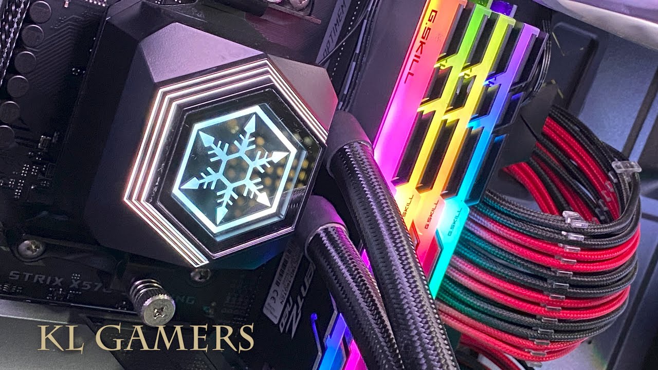Satisfying RGB Gaming PC Build AMD Ryzen 5 3600 ASUS ROG STRIX X570-E GAMING RTX2060 Super