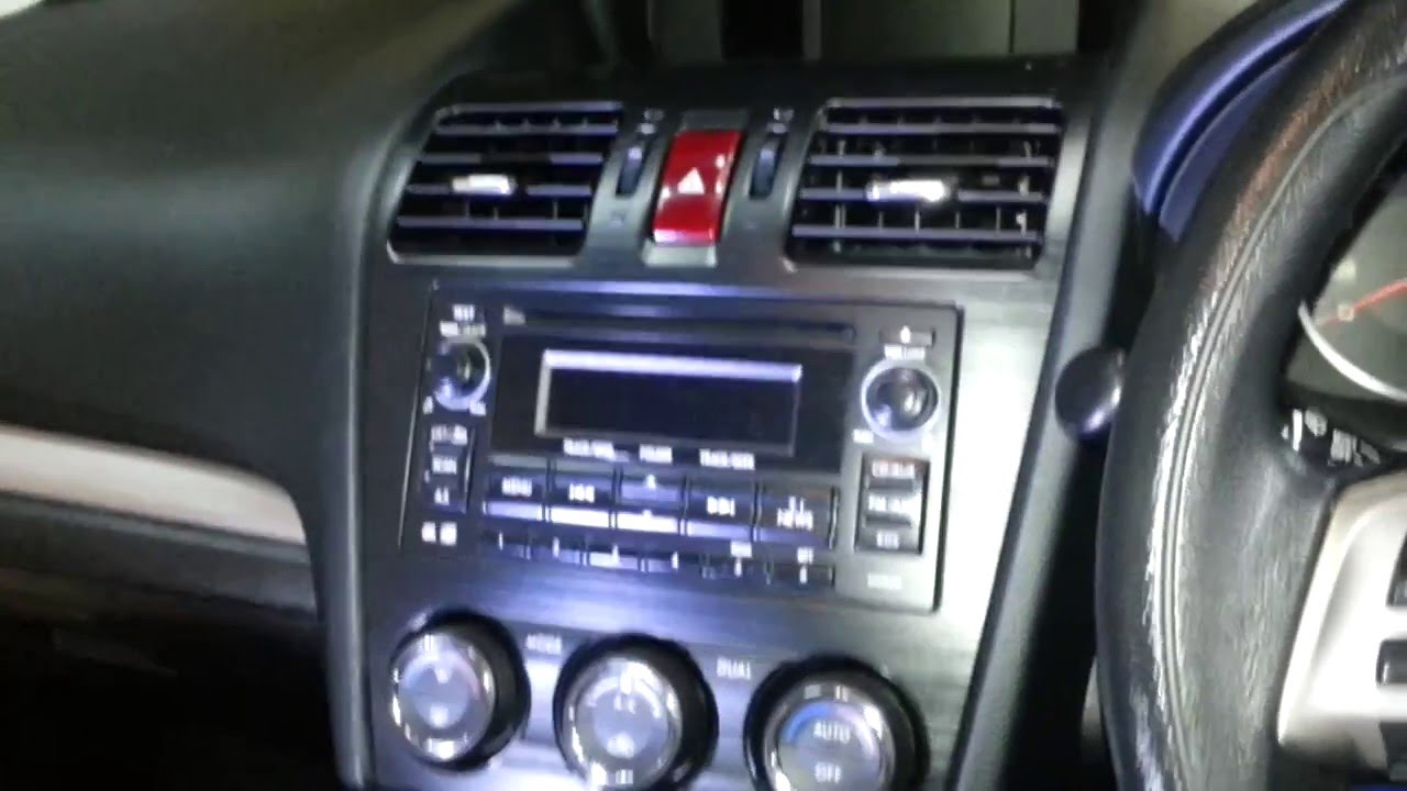 Как снять магнитолу с Subaru Forrester 2014 года