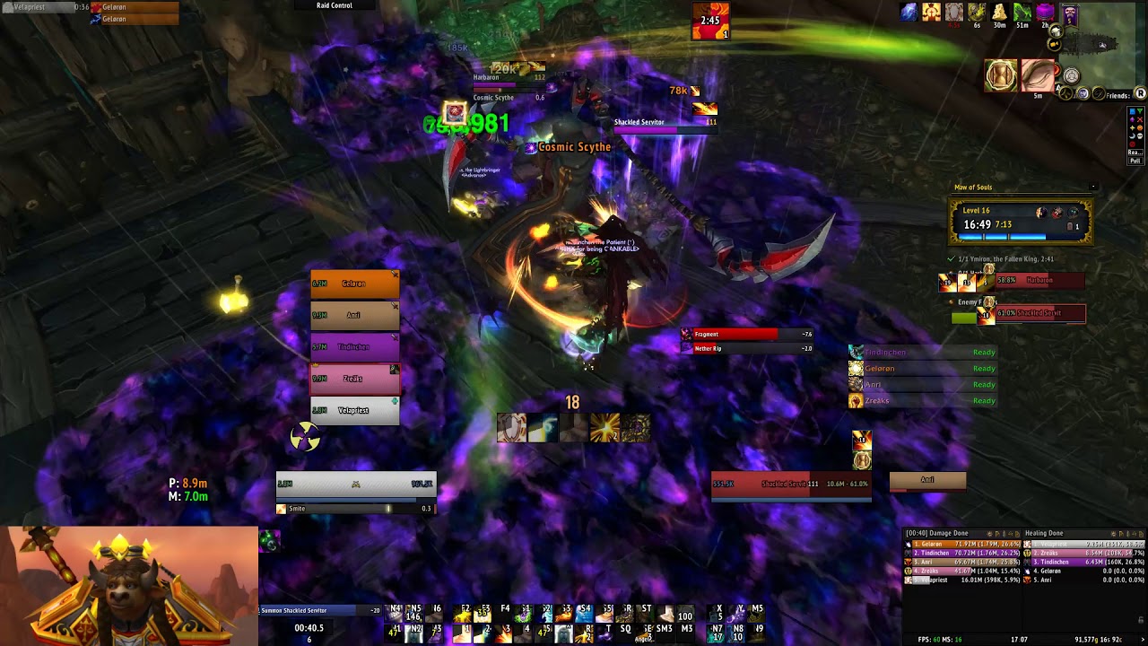 WoW Patch 7.3.5 - Maw of Souls +15 [+2] (Discipline Priest PoV)